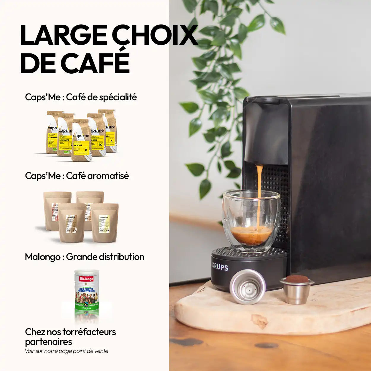 300 Nespresso®-compatible stainless steel lids & 3 reusable & refillable capsules