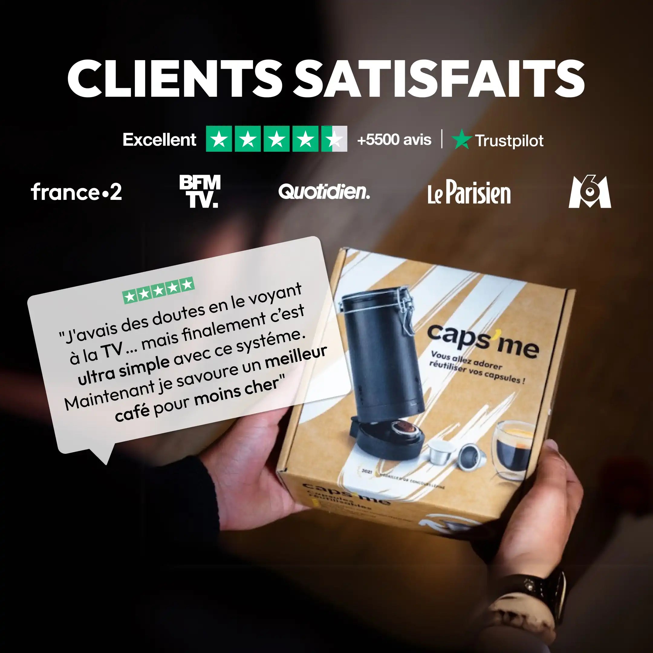 The Nespresso®-compatible Twist set