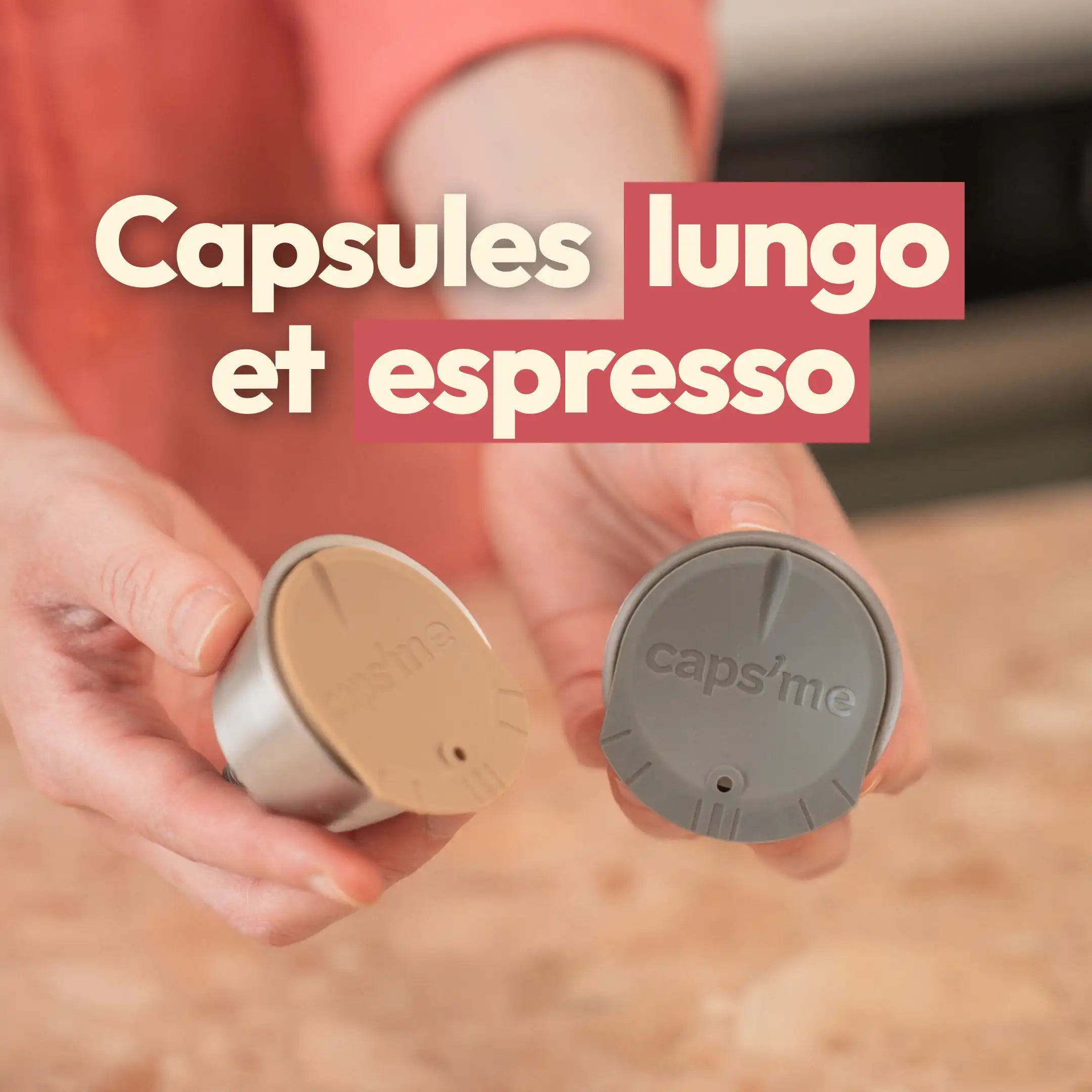 Capsule réutilisable & rechargeable Caps'me compatible Nescafé® Dolce Gusto®