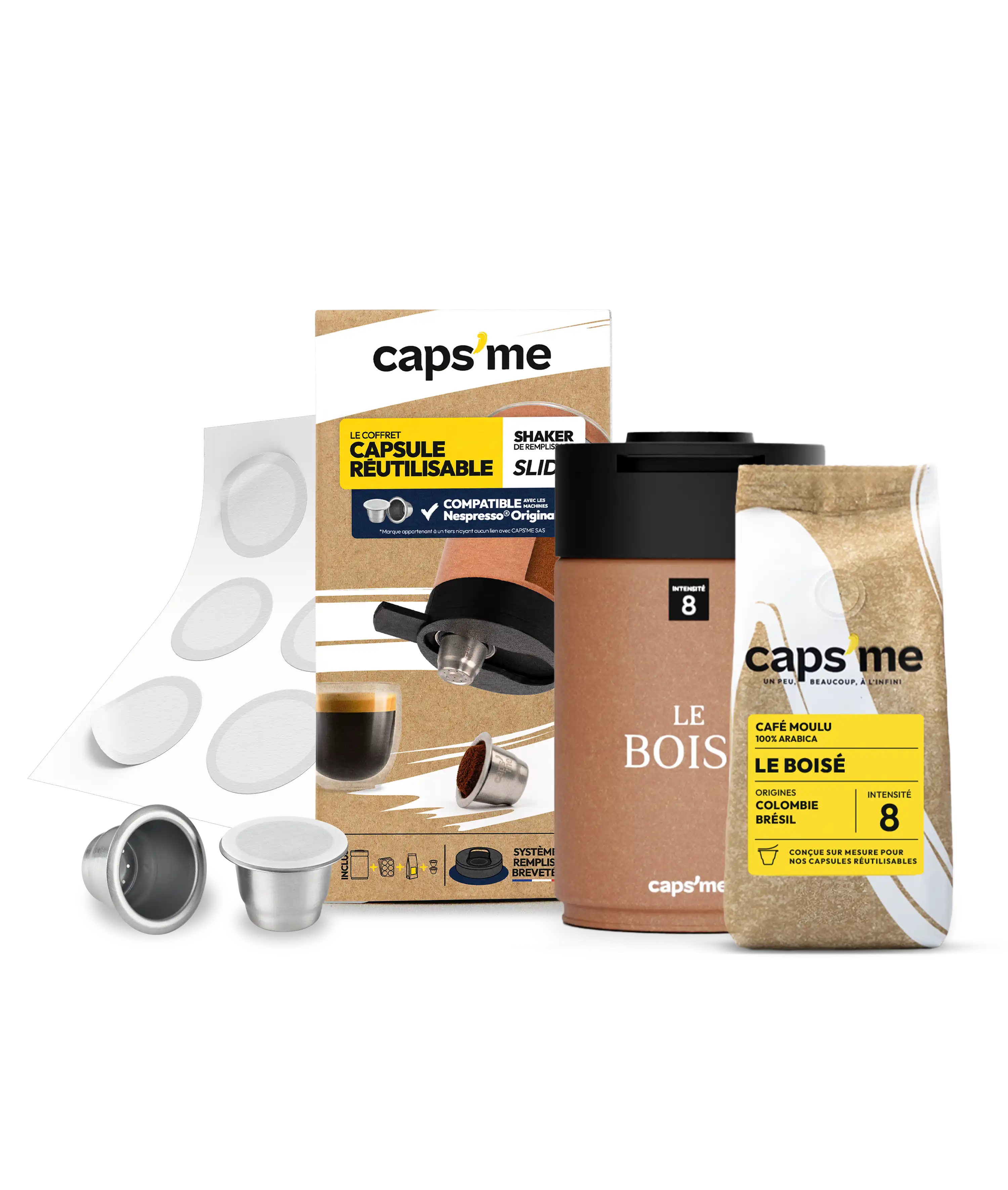 Le coffret Slide compatible Nespresso®