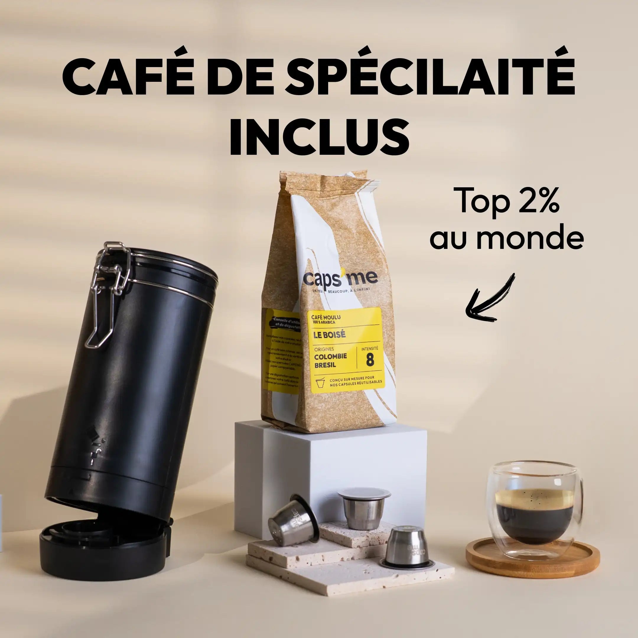The Nespresso®-compatible Twist set