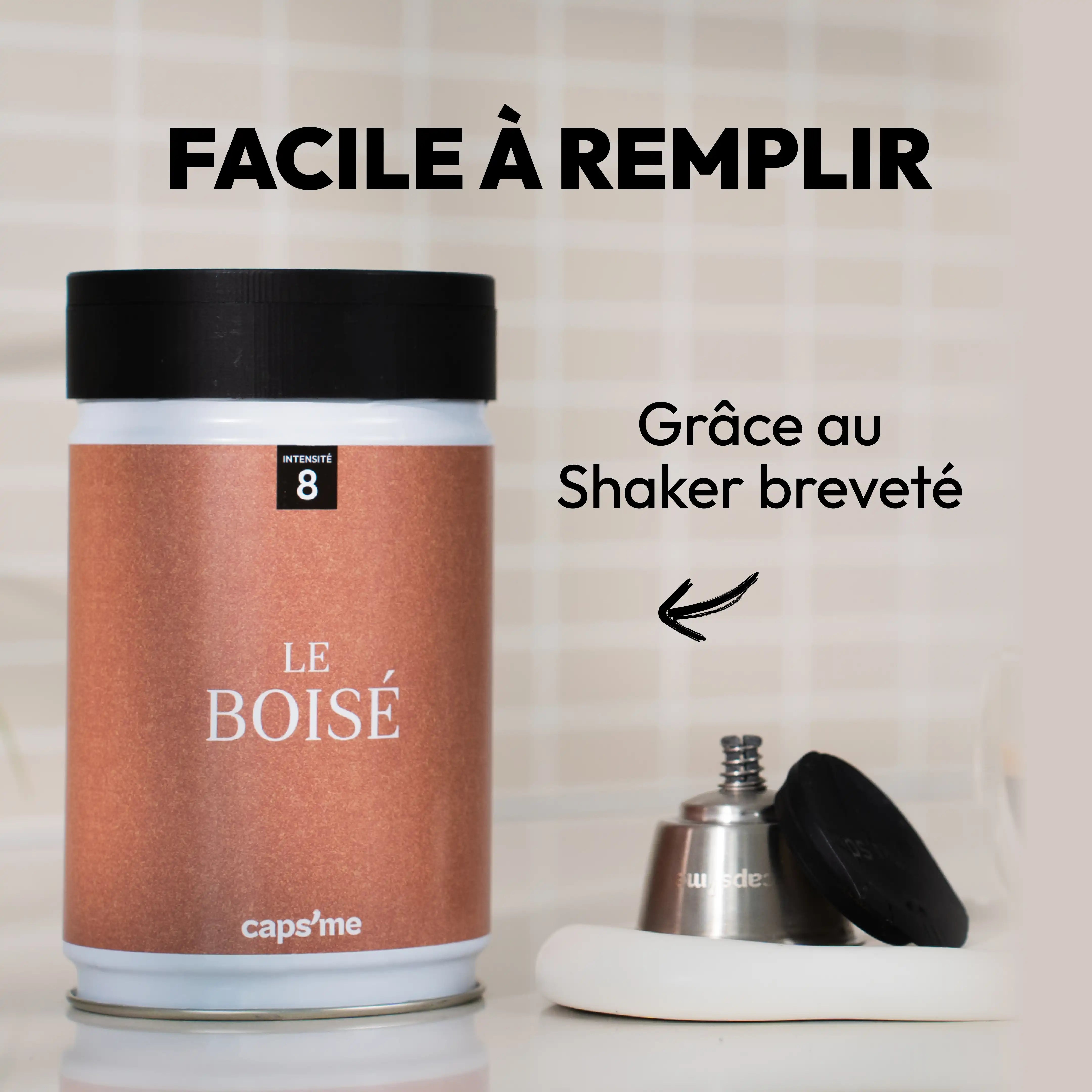 Nescafé® Dolce Gusto® compatible Caps'me reusable & refillable capsule