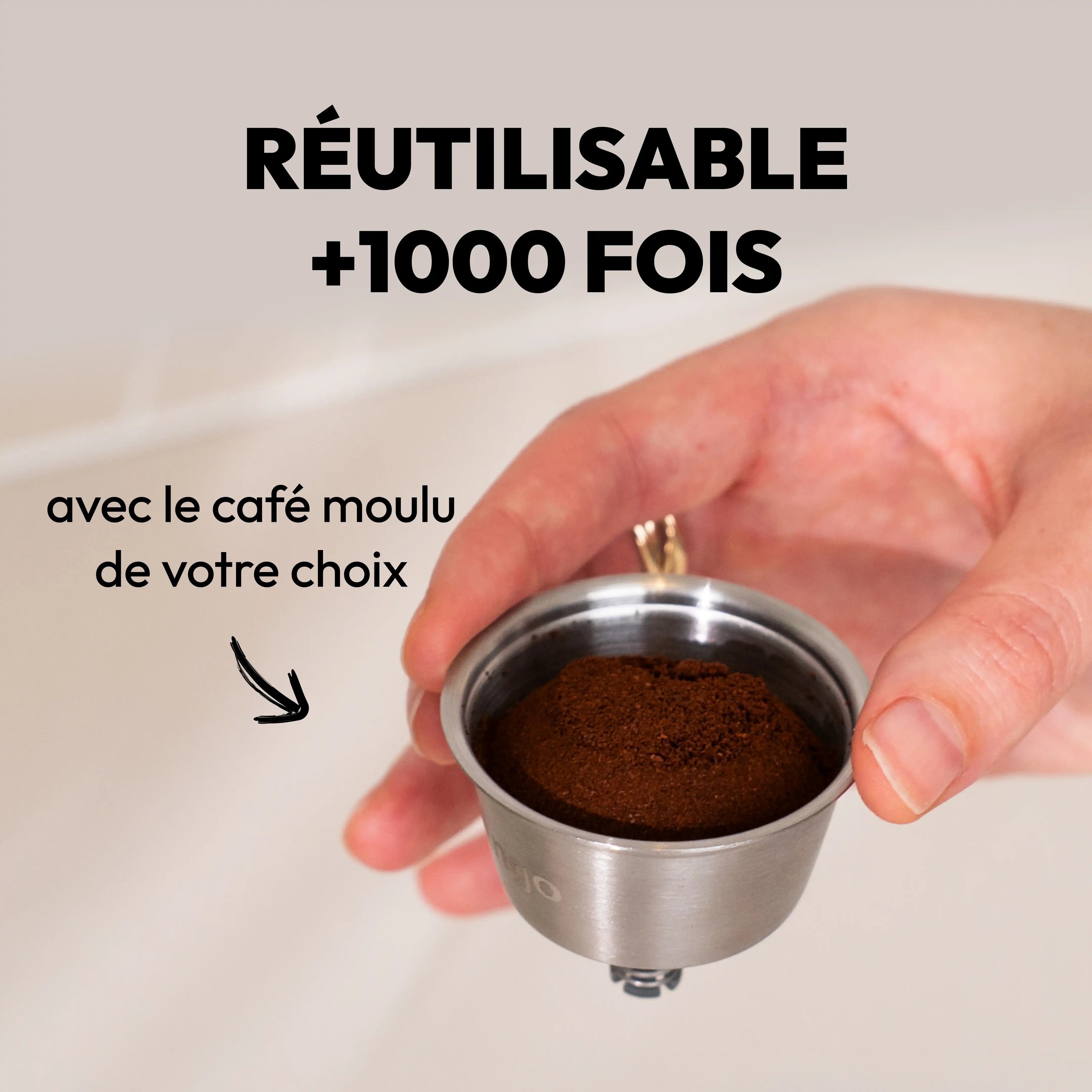 Nescafé® Dolce Gusto® compatible Caps'me reusable & refillable capsule