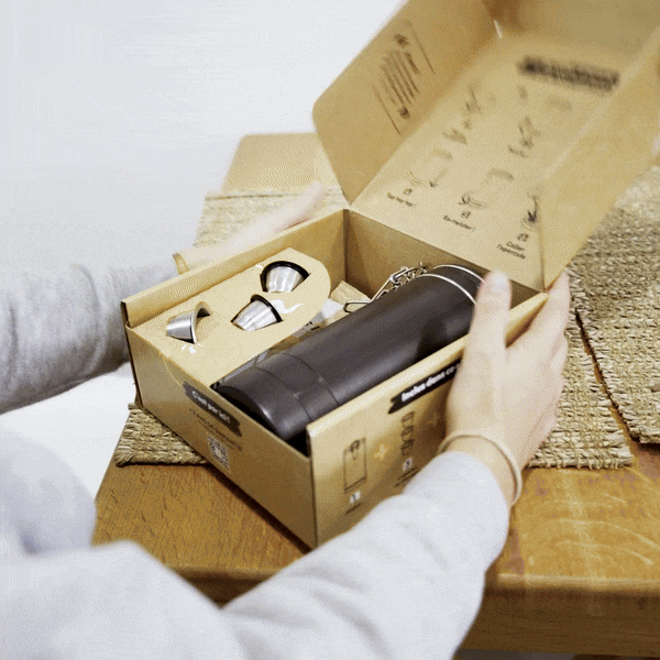 how to use capsme for Nespresso® reusable capsules .gif