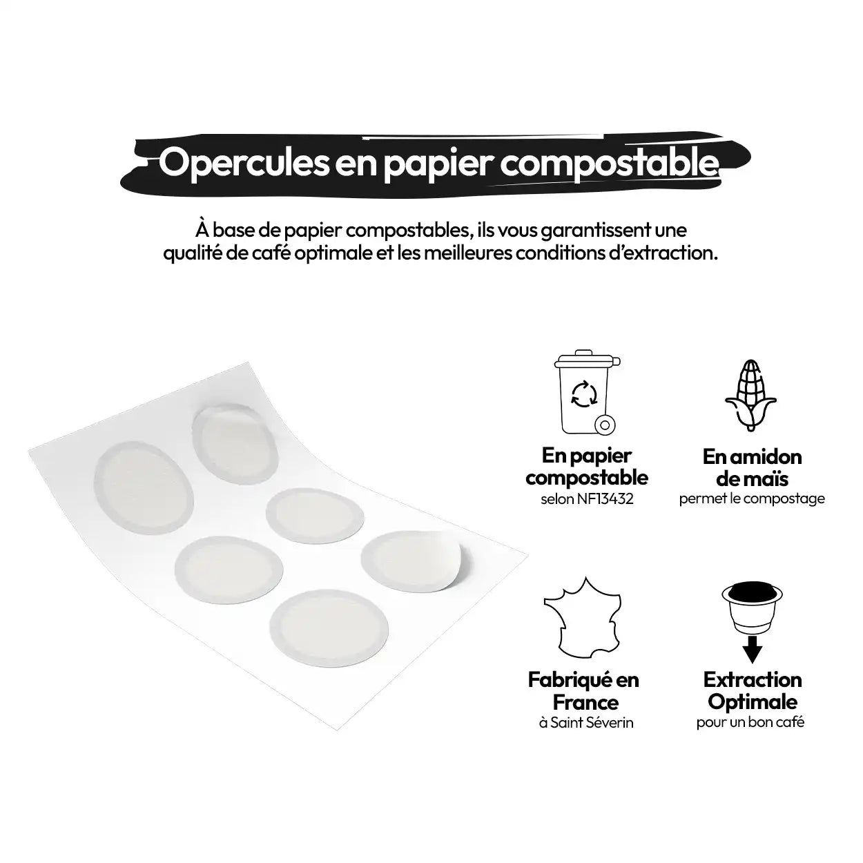 300 Nespresso®-compatible stainless steel lids & 3 reusable & refillable capsules