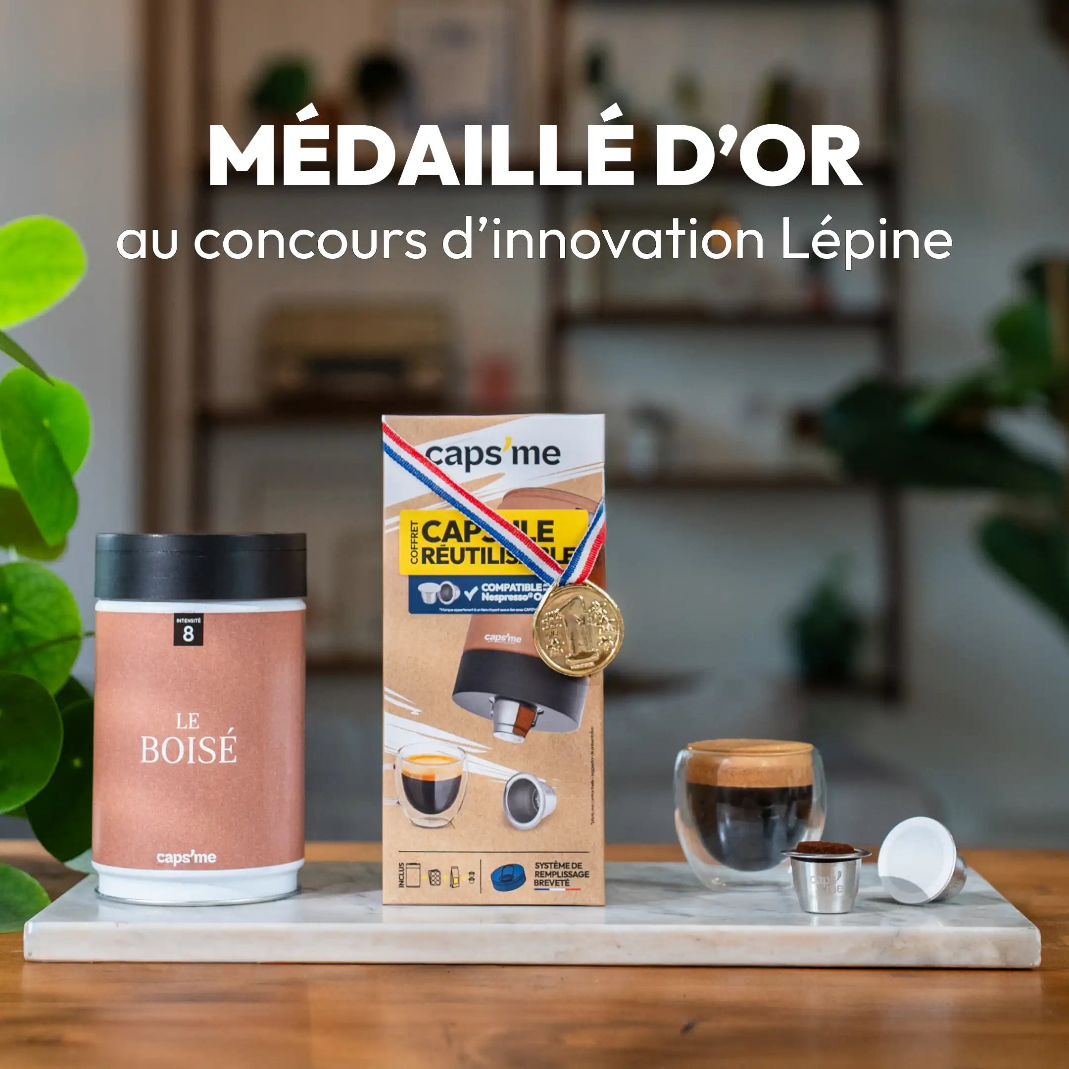 The Nespresso®-compatible Slide set