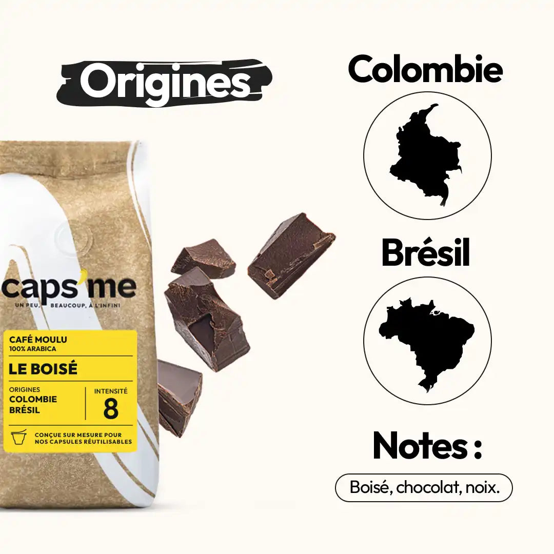 Le Boisé Maxi format - Café moulu 10x 200g