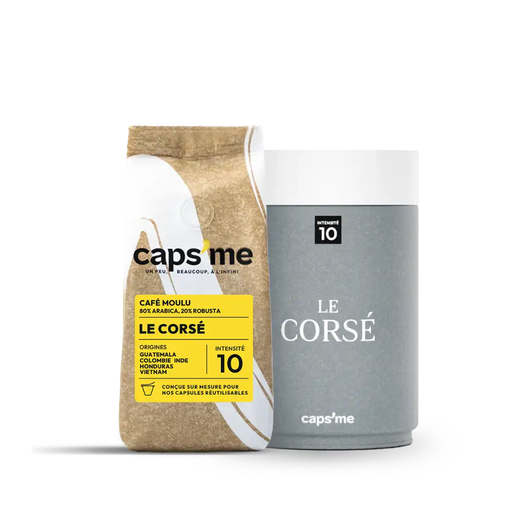 Le Corsé - Dose mit Kaffee