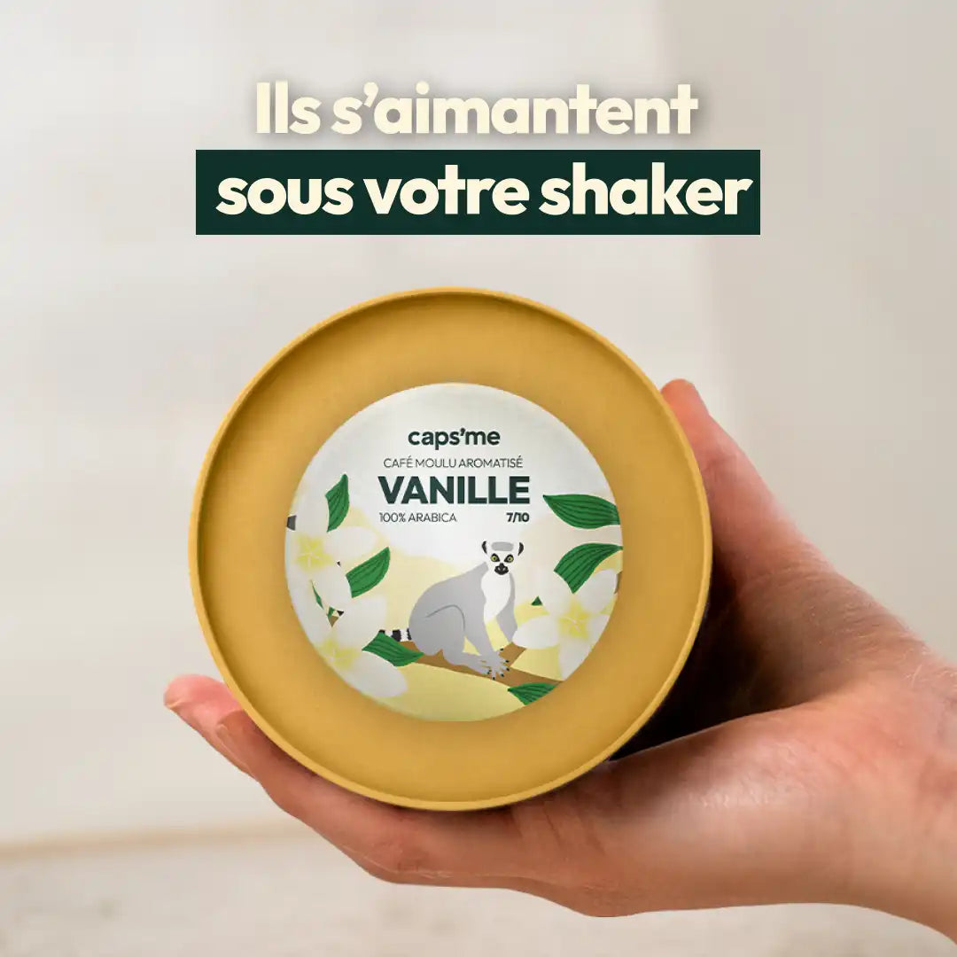 5 Aimants magnétiques de cafés aromatisés