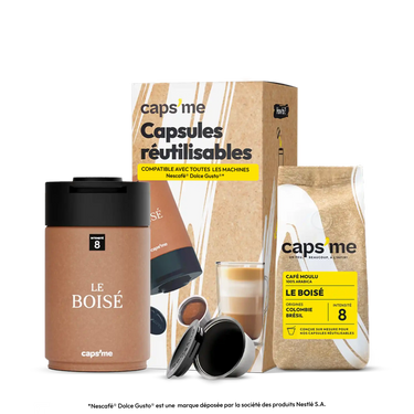 Caps'me-Set kompatibel mit Nescafé® Dolce Gusto®.