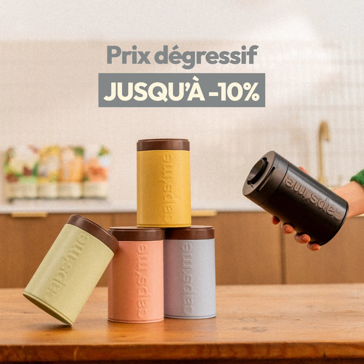 Pack boîtes à café SLIDE