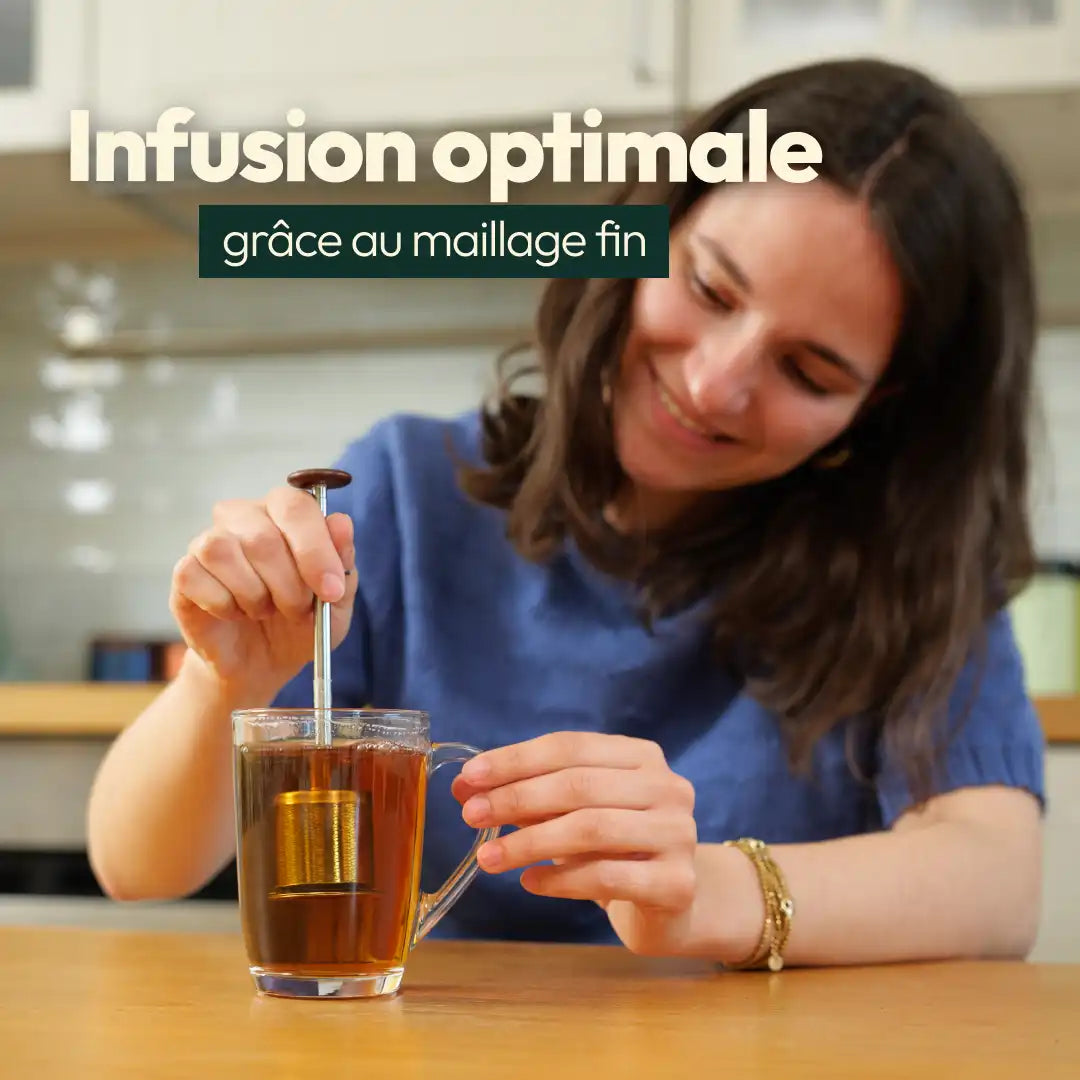 Coffret infuseur à thé réutilisable