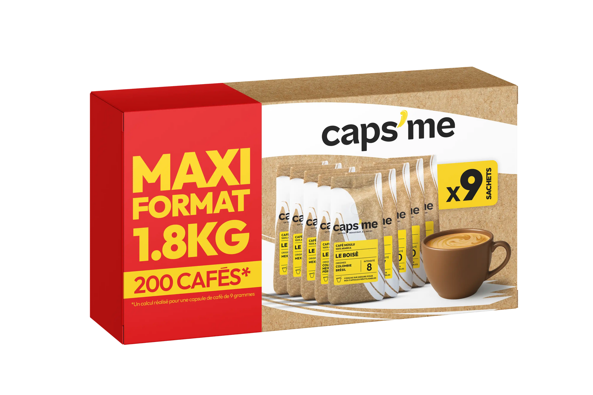Le Boisé Maxi format - Café moulu 1,8kg
