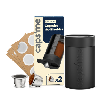 Nuevo pack de cápsulas reutilizables compatibles con máquinas Nespresso® Original y L'Or Barista®*
