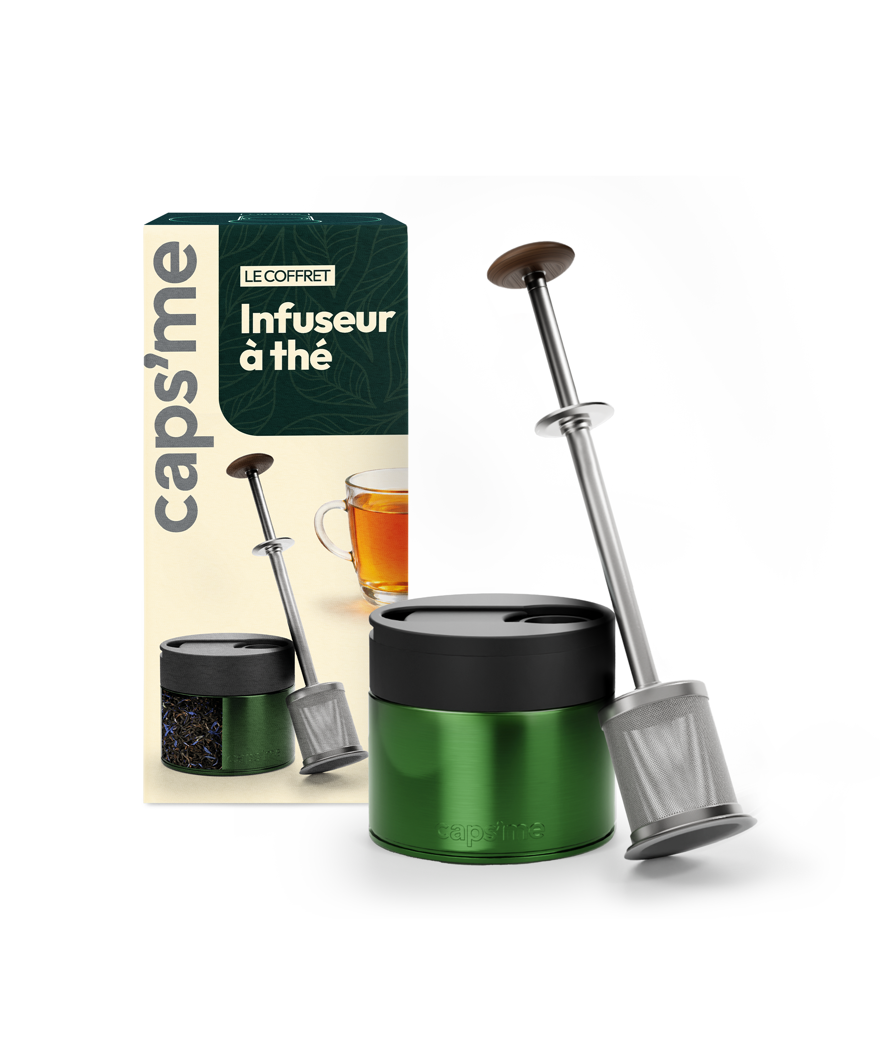 Herbruikbare theezeef cadeauset