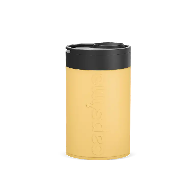 Boîte à café vide - Jaune