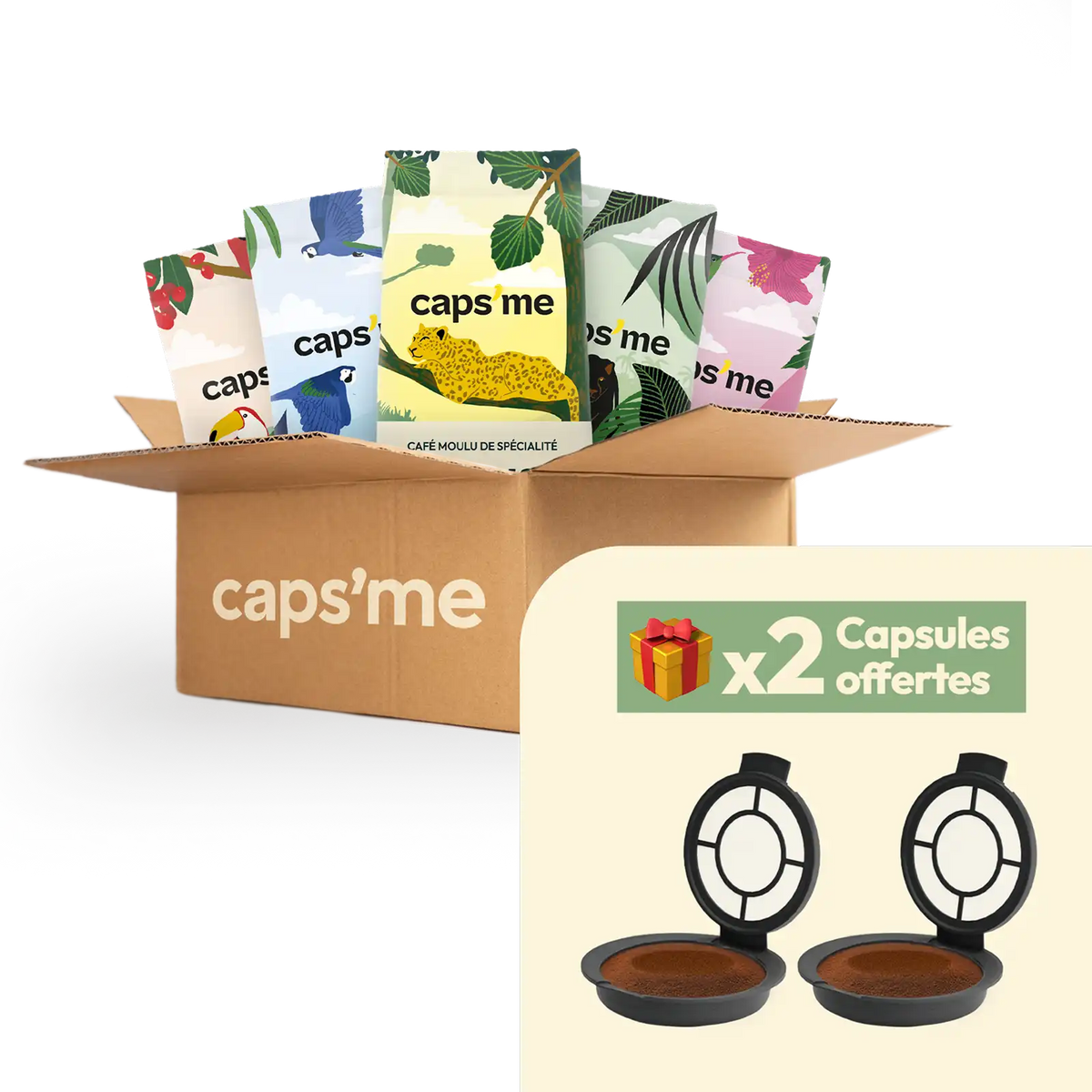 Koffieaanbieding met gratis cadeau, compatibel met Senseo®*