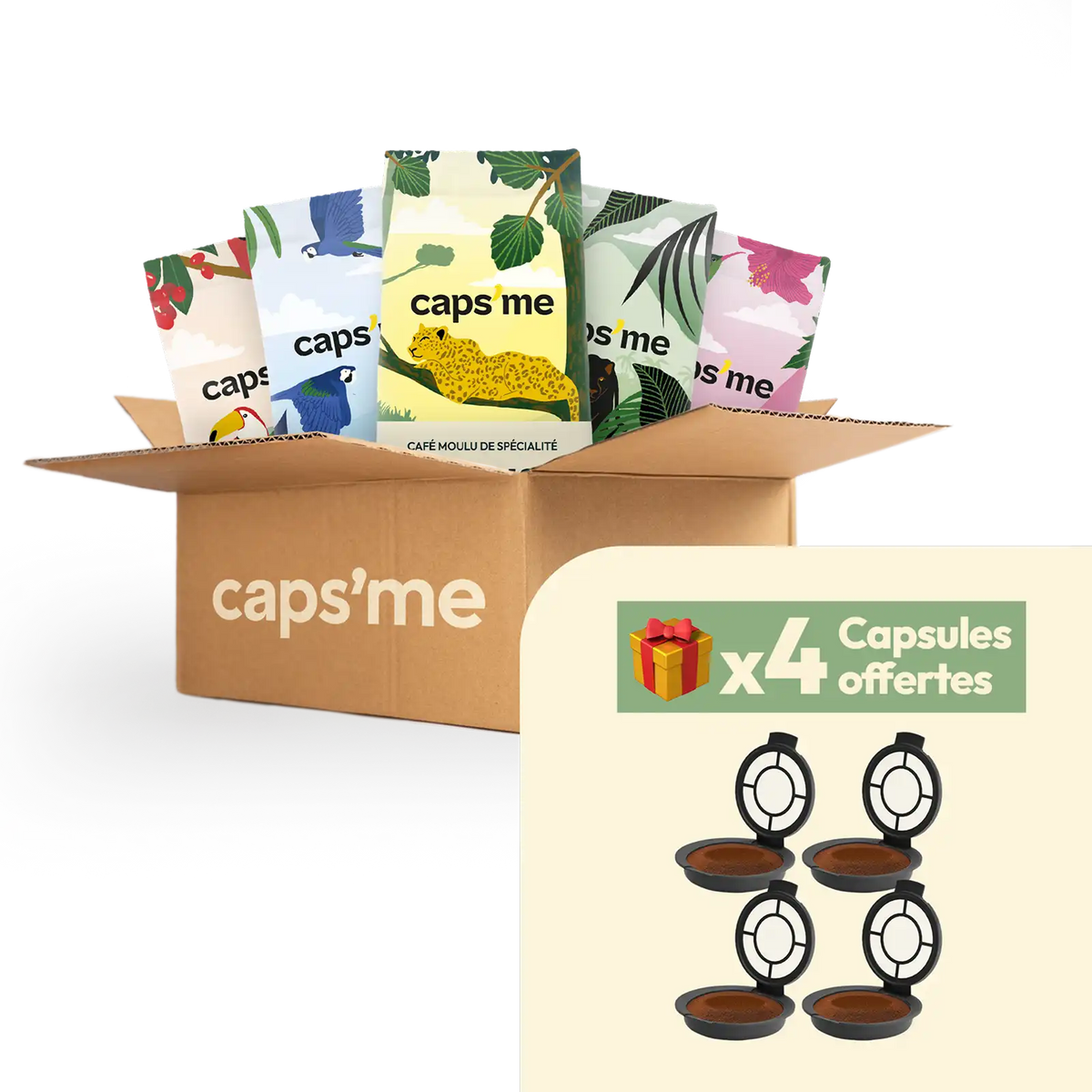Koffieaanbieding met gratis cadeau, compatibel met Senseo®*