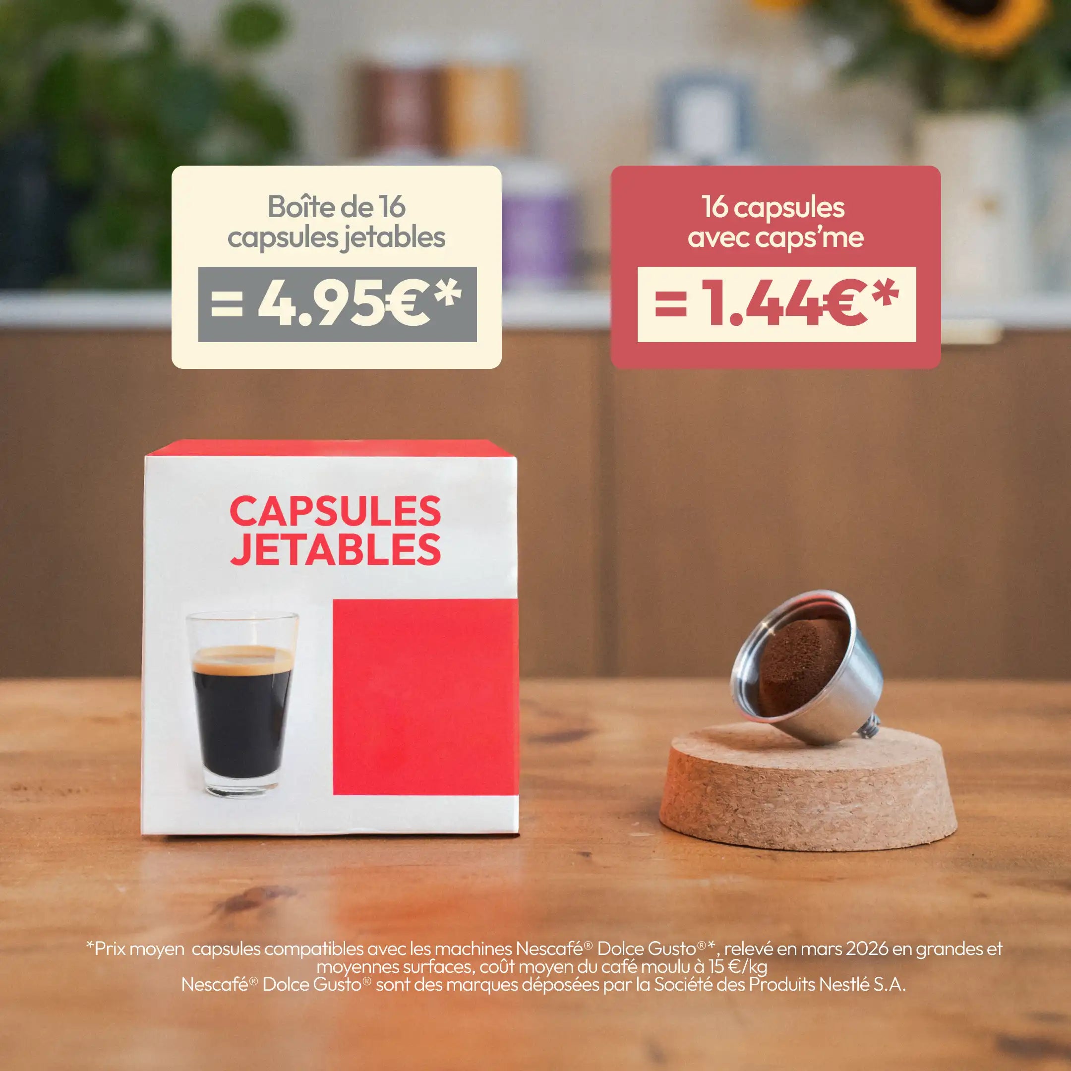 Coffret Caps'me compatible Nescafé® Dolce Gusto®
