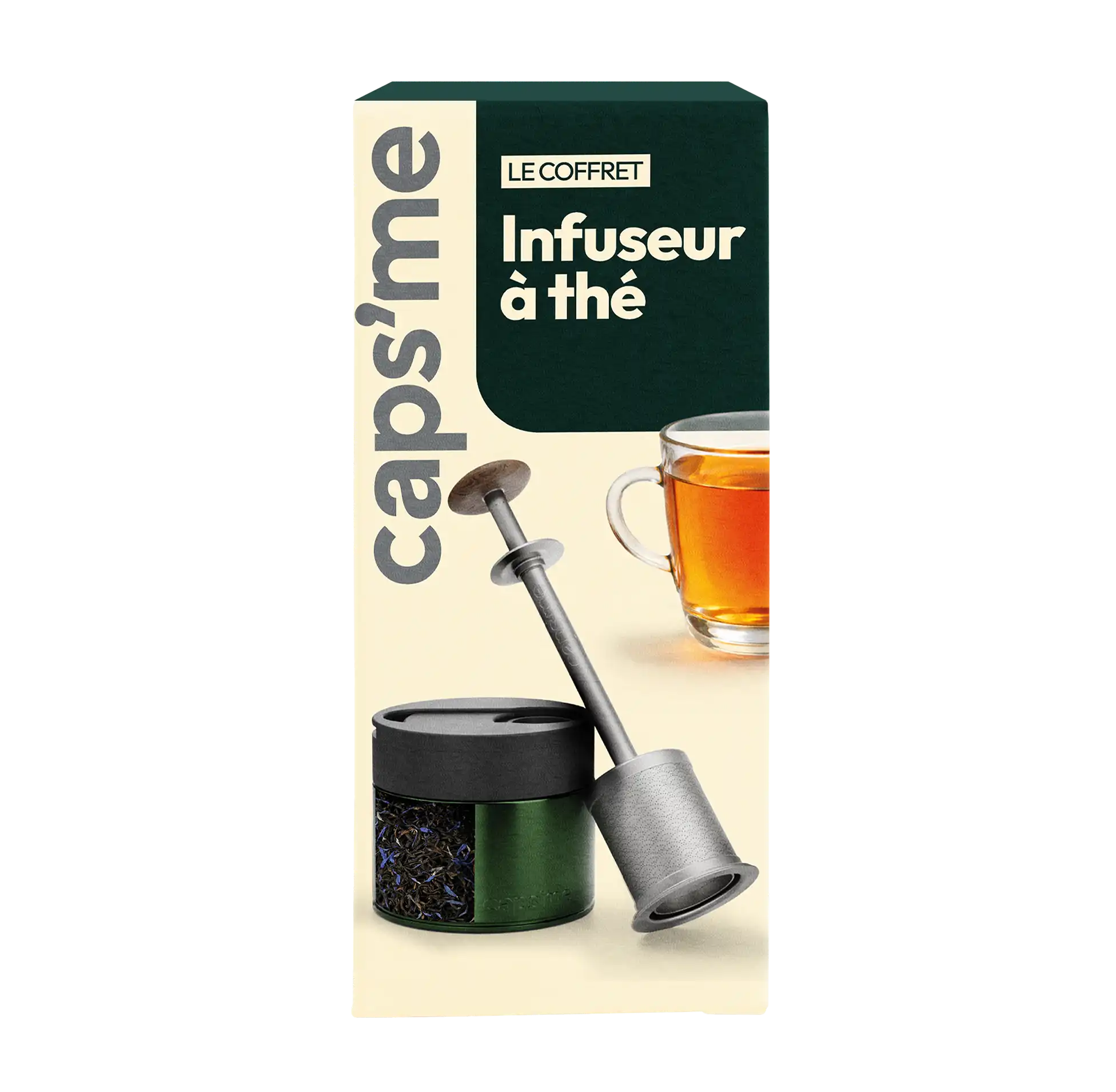 Coffret infuseur à thé réutilisable