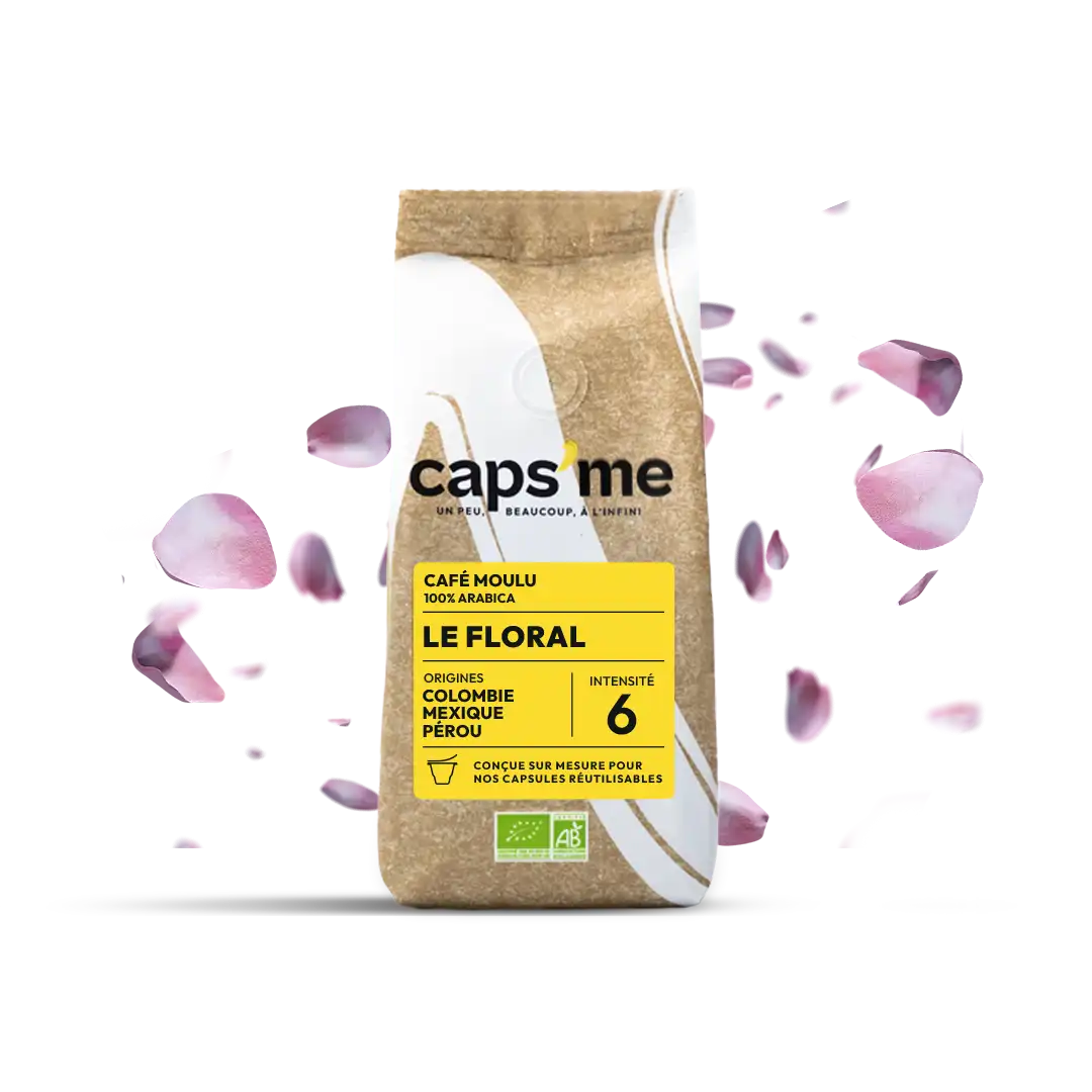 kaffee kapseln für wiederverwendbare kapseln Floral.webp