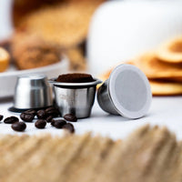 Gemalen koffie voor herbruikbare capsules: 100% Arabica, gebrand in Frankrijk