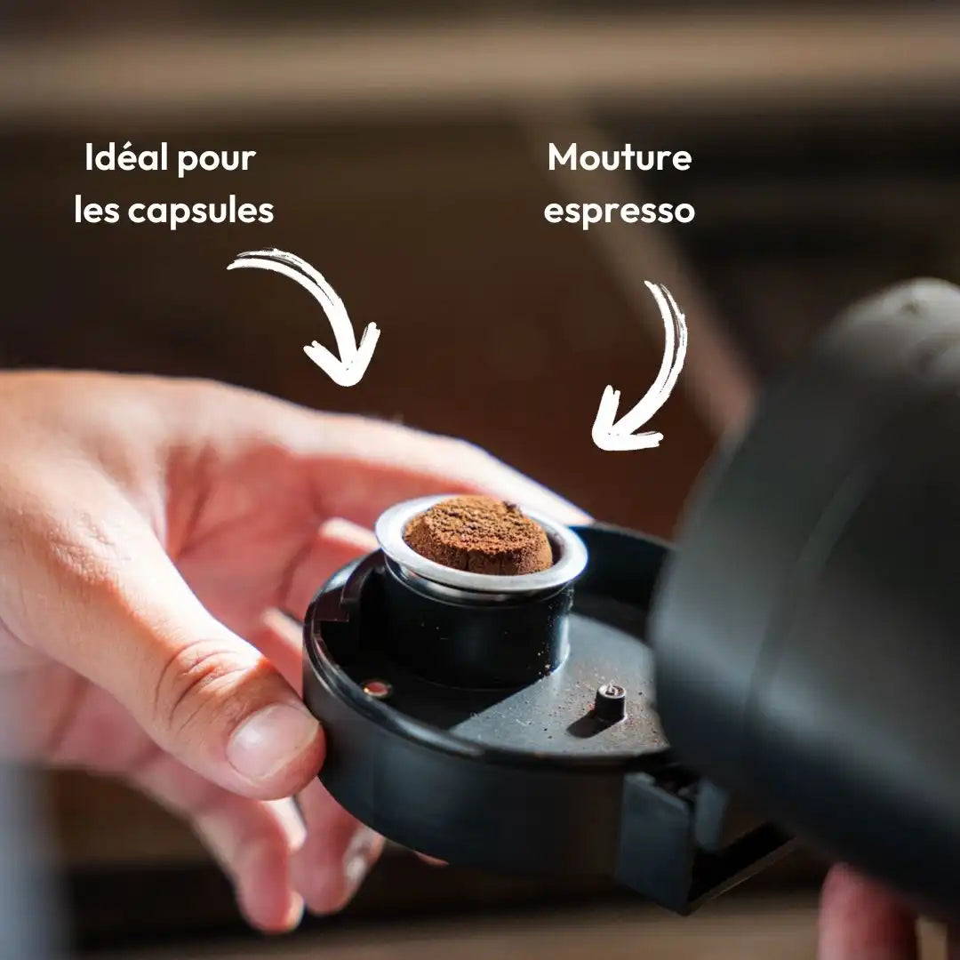 Stellen Sie Ihr Spezialitätenkaffee-Set für wiederverwendbare Kapseln zusammen